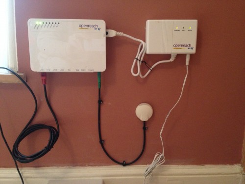 BT Openreach modem and battery backup