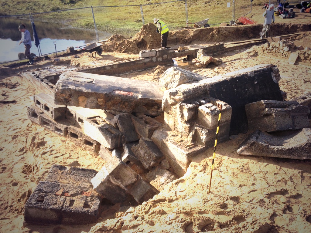 Concrete at St Piran's Oratory